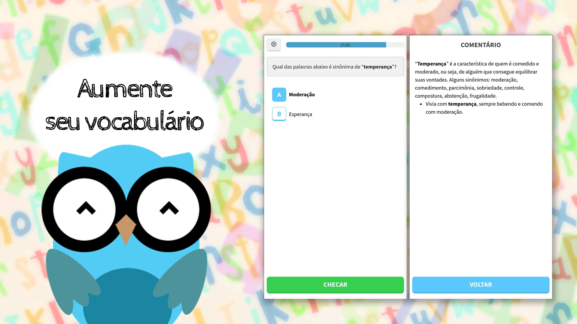 Practicing Portuguese screenshot