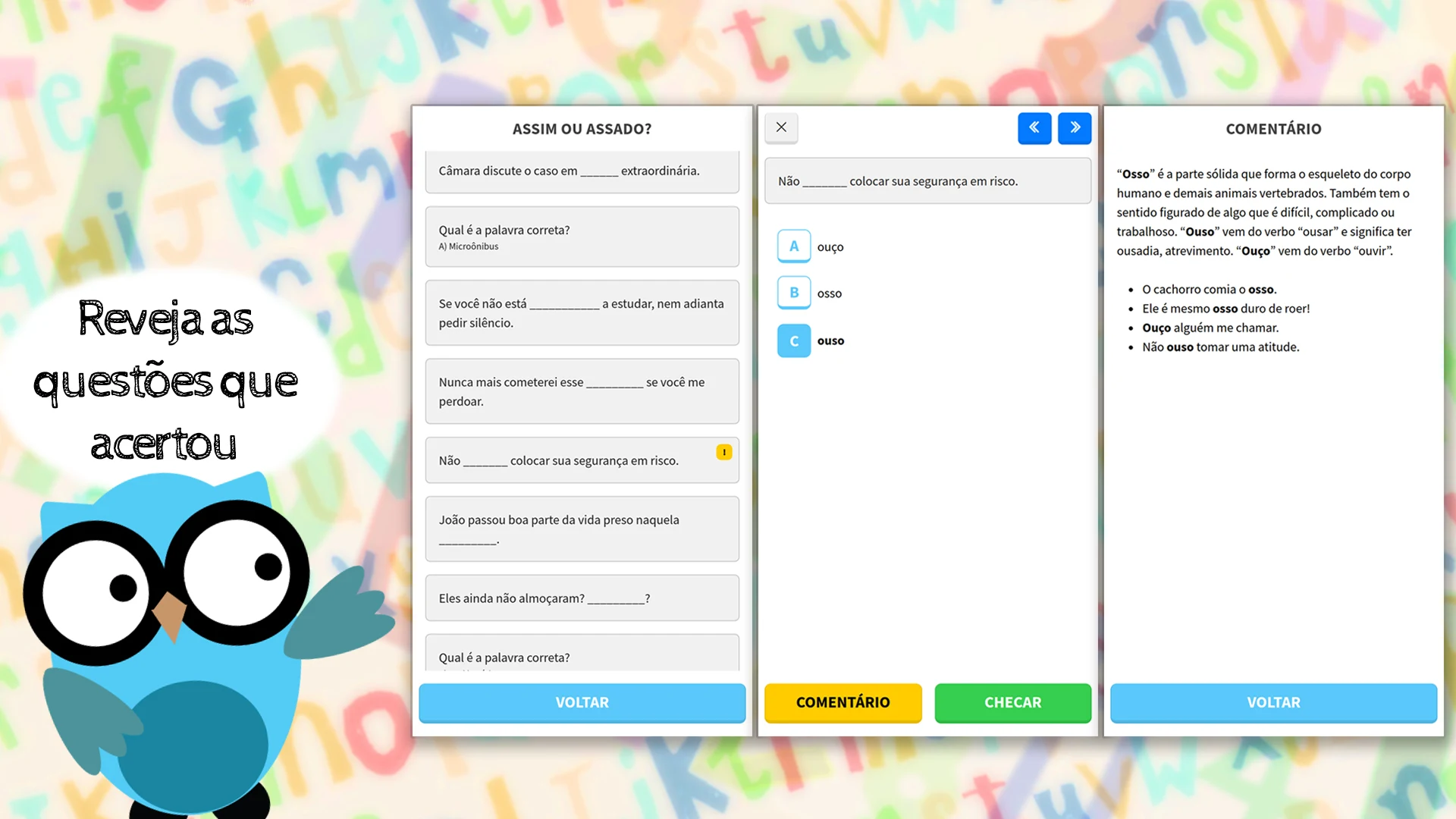 Practicing Portuguese screenshot